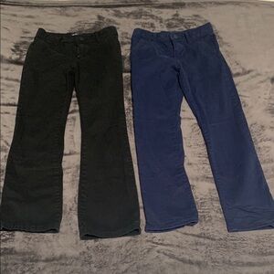 The Children's Place Casual Black and Blue Bottoms